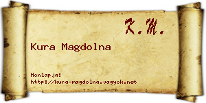 Kura Magdolna névjegykártya